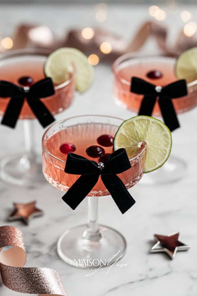 Bright Citrus Spritz with Bow