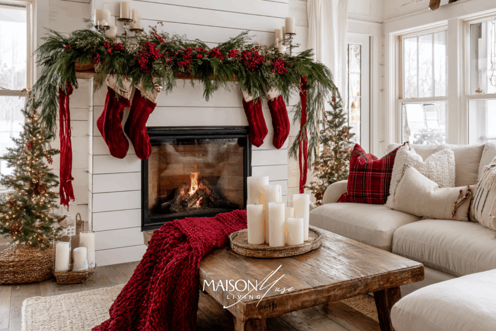cozy Christmas living room