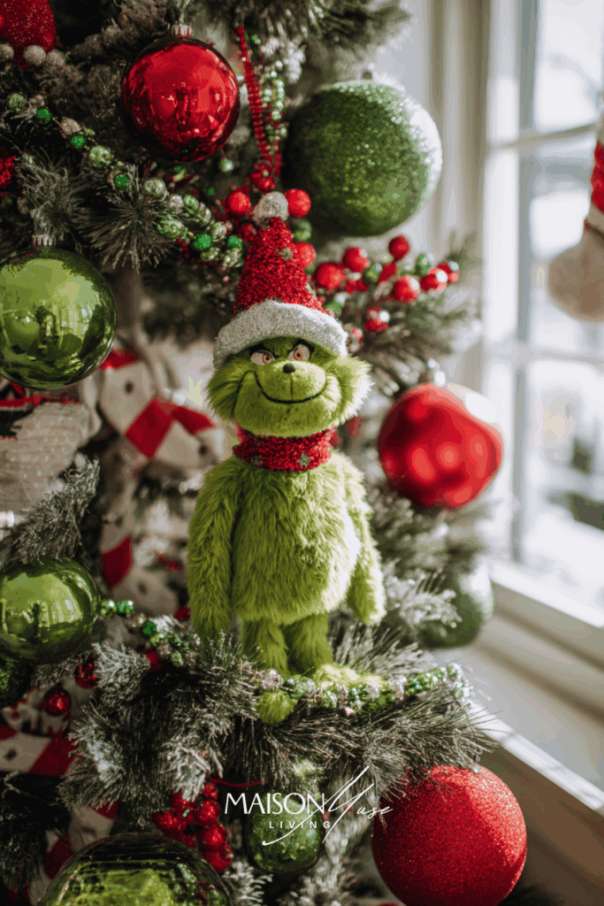 Grinch inspired kids Christmas tree