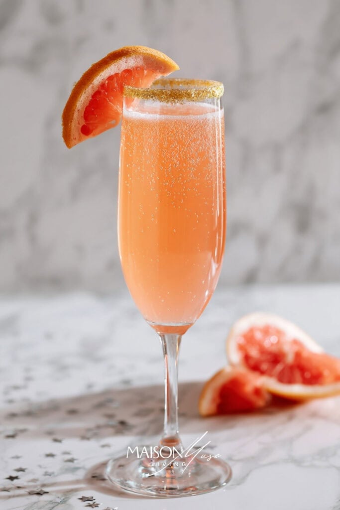 citrus spritz with sparkling wine